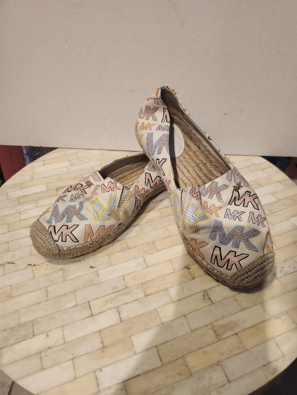Michael Kors Kendrick slip-on espadrille flats size 7